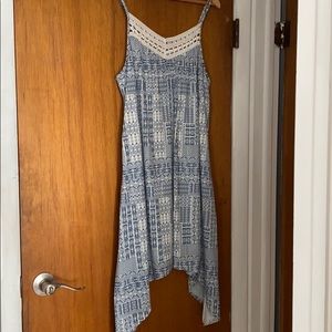 Three Pink Hearts XL Spaghetti Strap Dress